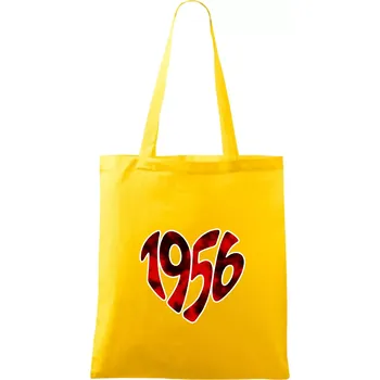 1956 v srdci - Taška bavlněná - 42 x 38 cm ( Žlutá )