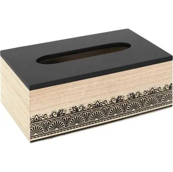 Věšák HOME DECO FACTORY, HD2147, Krabička na kapesníky Mirage vyrobená z odolného dřeva, elegantní a