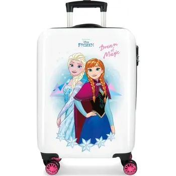 JOUMMA BAGS Luxusní dětský ABS cestovní kufr DISNEY FROZEN Magic, 55x38x20cm, 34L, 4721461