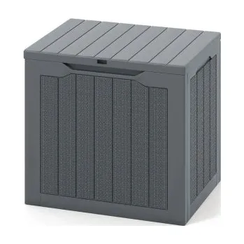 Úložný box Venkovní úložný box NP12485GR, 96 l, s uzamykatelným víkem - A COSTWAY