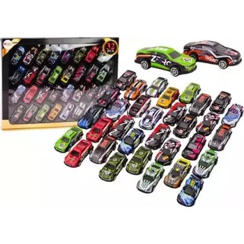 autíčko Sada autíček - Angličáků Auta s pohonem, barevná, 32 kusů