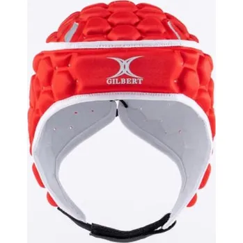 Chránič hlavy GILBERT Rugby helma Gilbert XP 250 BÍLÁ|ČERVENÁ