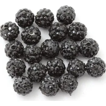 Korálek EU Šatonová kulička 6mm jet