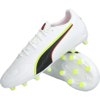 Kopačky Dětské kopačky lisovky Puma King 20 Match FG/AG bílé