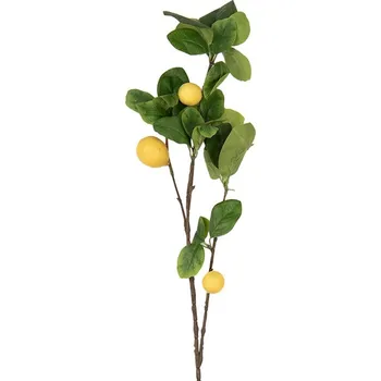 umělá květina Dekorace umělá větvička citrónovník Lemon Tree - 10*7*73 cm