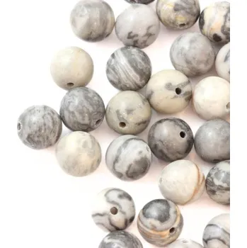 Drahý kámen Jaspis hedvábný 8mm (1ks)