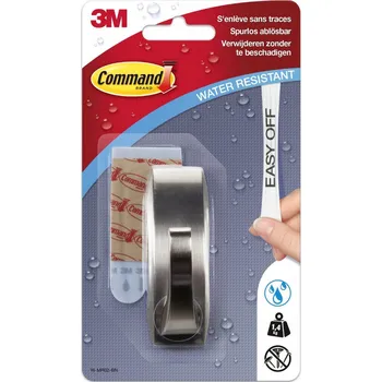 Věšák 3M stříbrný Háček bez vrtání