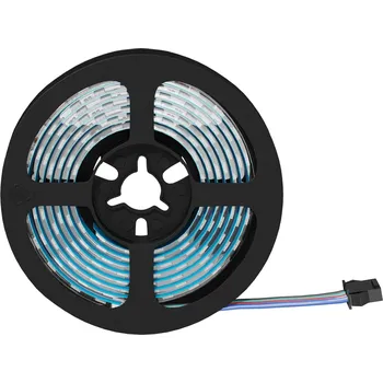 LED páska vidaXL LED pás 24 pcs Černá a průhledná 170 x 0,8 x 0,3 cm Měď a plast