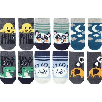 6 párů ponožky kojenecké bavlna dětské ponožky YOCLUB 0-3 měsíce 56/62 K2