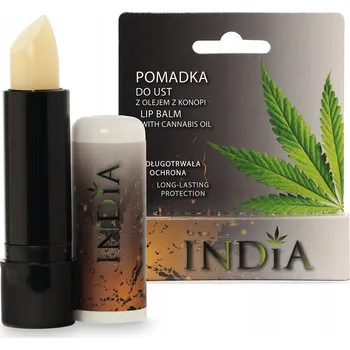 Péče o rty India Ochranný balzám na rty s konopným olejem
