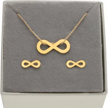 Obraz Zlatá souprava CELEBRYTKA nekonečno infinity