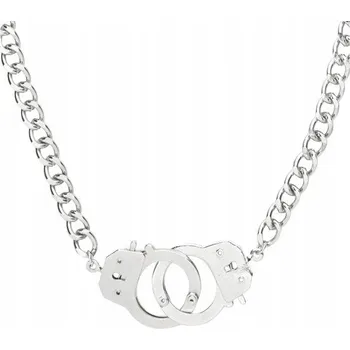 Náhrdelník Náhrdelník Pouta stříbrný policie policistka