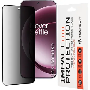Techsuit - 111D Privacy Full Glue - OnePlus 15 - černá