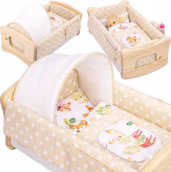 Doplněk pro panenku Kolébka, postýlka pro panenku Bobo