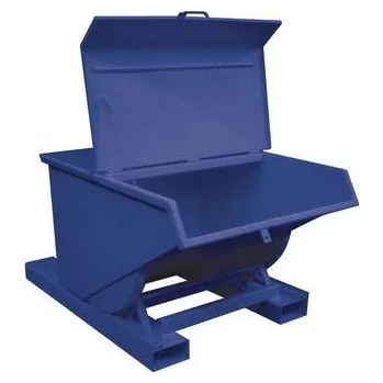 Odpadkový koš Sklopné víko k výklopným kontejnerům o objemu 900 l