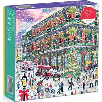 Puzzle Galison Puzzle Vánoce v New Orleans 1000 dílků
