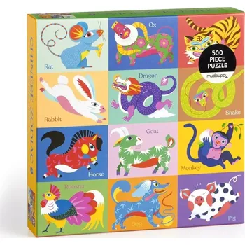 Puzzle Galison Puzzle Čínský zvěrokruh 500 dílků