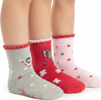 Ponožky STERNTALER dětské bavlna 3 PÁRY velikost 19-22