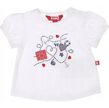 Chlapecké tričko Bílé dětské tričko s potiskem , vel. 62