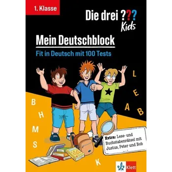 První čtění Die drei ??? Kids: Mein Deutschblock 1. Klasse
