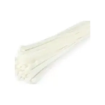 Stahovací páska AMIO Stahovací pásky bílé 2,5x150mm - 100 ks