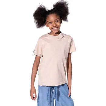 Dívčí tričko DÍVČÍ TRIČKO WF BAVLNA BÉŽOVÉ VELIKOST 164