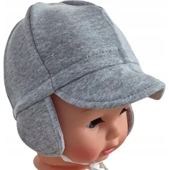 Čepice Čepice Bavlněná jarní čepice na zavazování, velikost 80