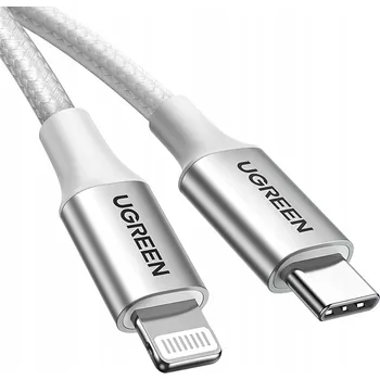 Datový kabel Kabel Ugreen USB typ C - Apple Lightning 1 m stříbrný