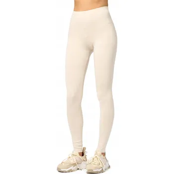 Podprsenka Merry Style KLASICKÉ DLOUHÉ DÁMSKÉ LEGÍNY z viskózy MS10-143 Ecru XL