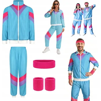 Karnevalový kostým Kostým ve stylu 80. let vícebarevná XXL