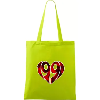 1991 v srdci - Taška bavlněná - 42 x 38 cm ( Limetková )