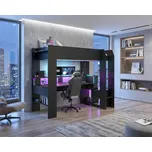 Patrová postel s psacím stolem Gaming boy