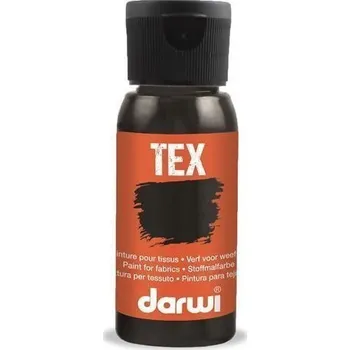 Speciální výtvarná barva DARWI TEX barva na textil - Zinková 50 ml