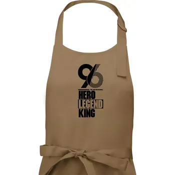 Kuchyňská zástěra Hero, Legend, King 1996 - Pánská zástěra na vaření - Univerzální velikost ( Cappuccino )