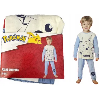 Chlapecké pyžamo Chlapecké pyžamo s dlouhým rukávem a dlouhými kalhotami POKEMON PIKATCHU 98-104 662