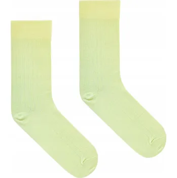 Ponožky klasické pistáciové s proužkem 42-46