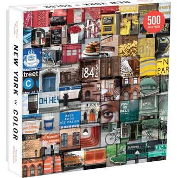 Puzzle Galison Puzzle barevný New York 500 dílků