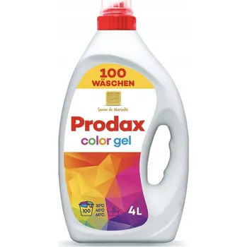 Prací gel Gel na praní barev Prodax 4 l účinný při nízké teplotě