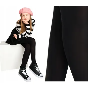 Noviti dětské punčocháče černé mikrovlákno velikost 134