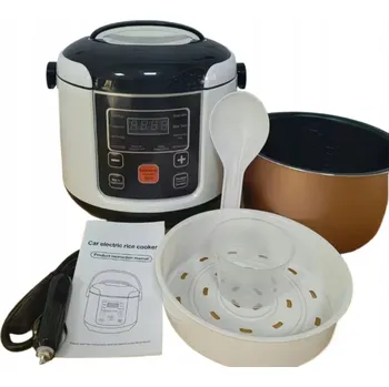 Turistický vařič Multicooker 24V Mini Rice Cooker Car Truck pro automobilová vařič RÝŽE