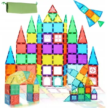 ostatní stavebnice STAVEBNICE VELKÉ 3D PANELY 40 ks MAGNETIC DÁREK