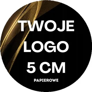 samolepka SAMOLEPKY NÁLEPKY S LOGEM - VLASTNÍ POTISK 5CM - LOGO, VLASTNÍ VZOR + TEXT - KREATOR