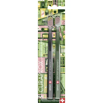 Zubní kartáček Curaprox 5460 Ultra Soft 2 ks Recycled Edition 2.0