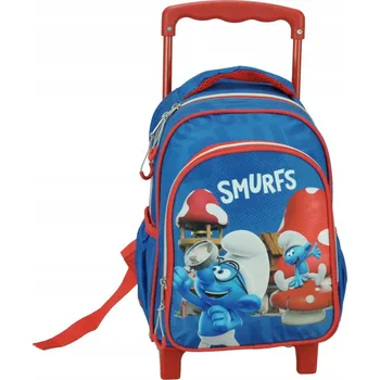 Dětský batoh Šmoulové Vesnice - Pojízdný batoh do školky, taška 30 cm