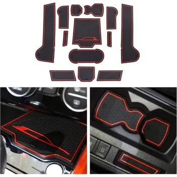 Příslušenství pro GPS CDEFG kompatibilní s vozy VW T-ROC 2018-2022 2023, gumové autokoberce, protiskluzové rohože do