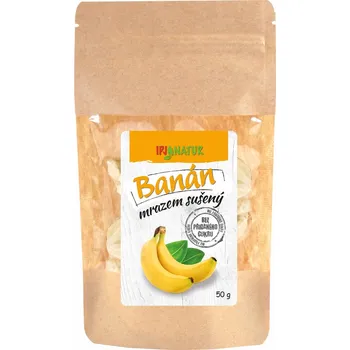 Sušené ovoce Banán mrazem sušený 50 g – lyofilizované ovoce | IPJ NATUR