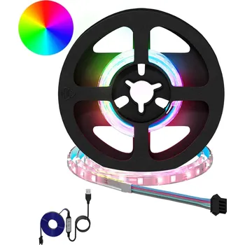 LED páska vidaXL LED pás 24 pcs Černá a průhledná 25 x 0,8 x 0,3 cm Měď a plast