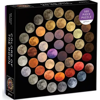 Puzzle Galison Puzzle Barvy Měsíce 500 dílků