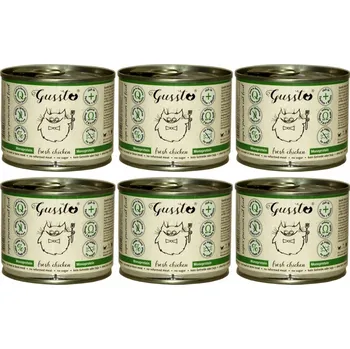 Krmivo pro kočku Gussto krmivo mokré krmivo pro psy s kuřecím masem 0,2 kg