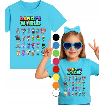 Chlapecké tričko DĚTSKÉ TRIČKO DANDY'S WORLD MASCOT T-SHIRT 2XS 104 cm + TETOVÁNÍ